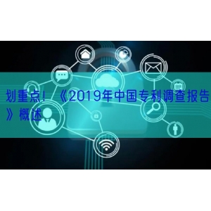 划重点！《2019年中国专利调查报告》概述